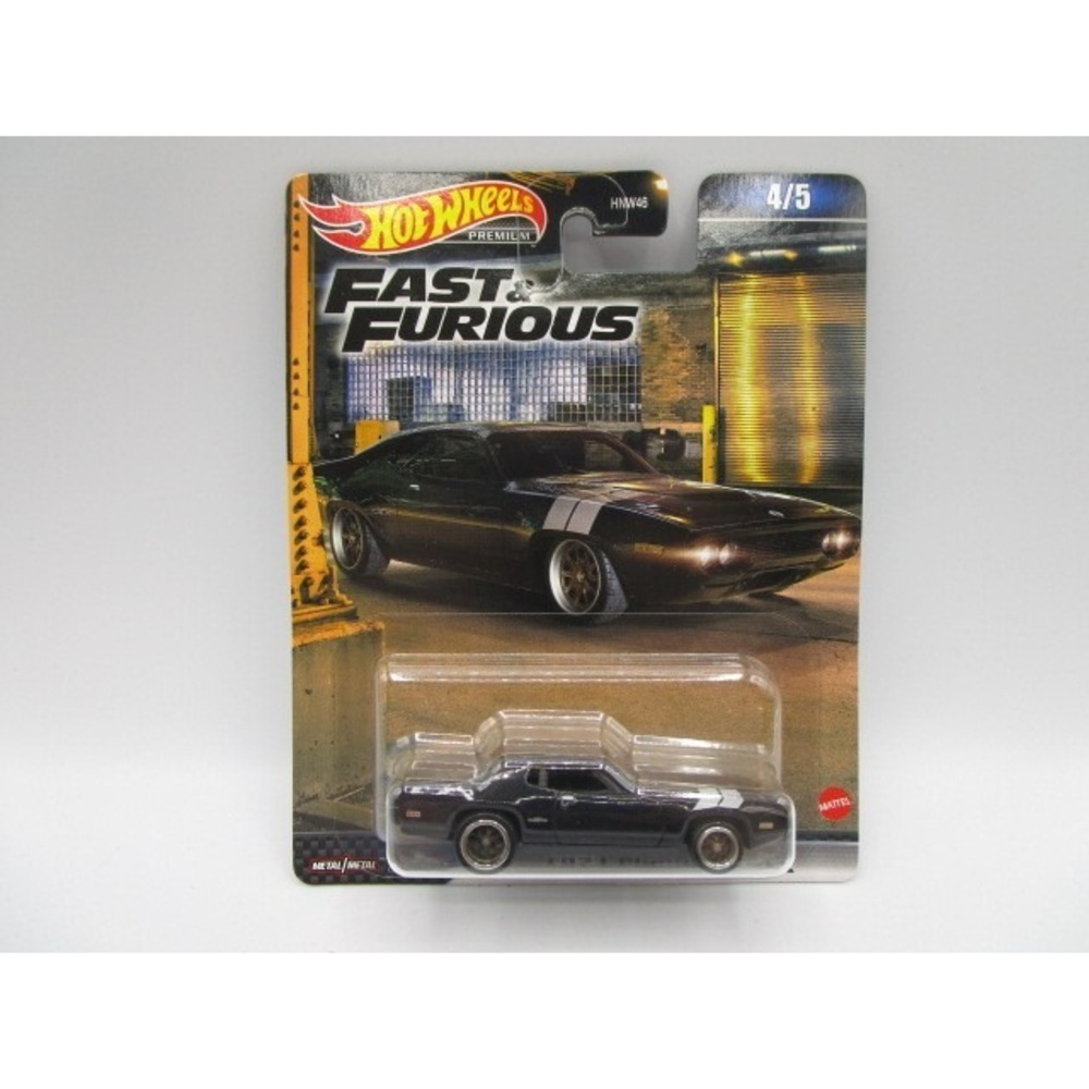 Hot Wheels Premium Fast & Furious 1971 Plymouth GTX 4/5 Diecast Car Real Riders